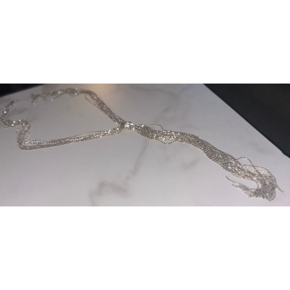 Silpada sterling silver tassel necklace with a lobster clasp - Picture 3 of 7